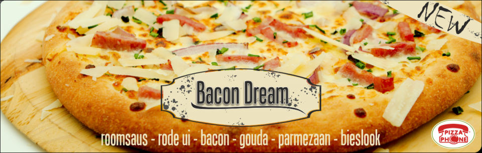 bacon dream pizza phone